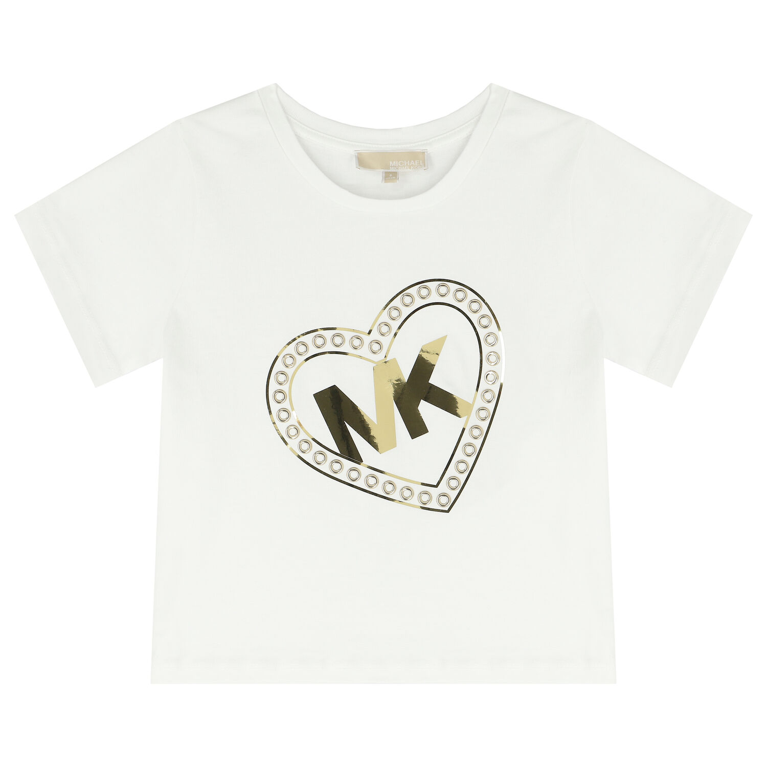 Girls Ivory Logo T-Shirt, 1, hi-res